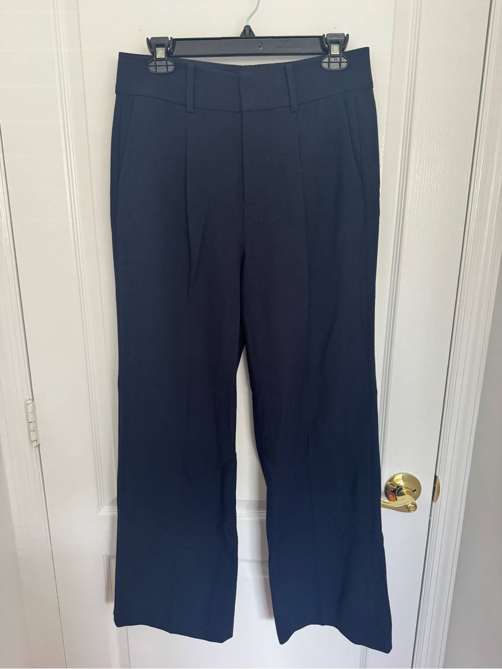 AYR Navy Wide-Leg Trousers